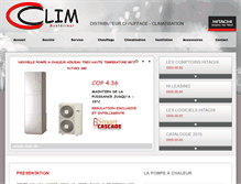 Tablet Screenshot of c-clim.com